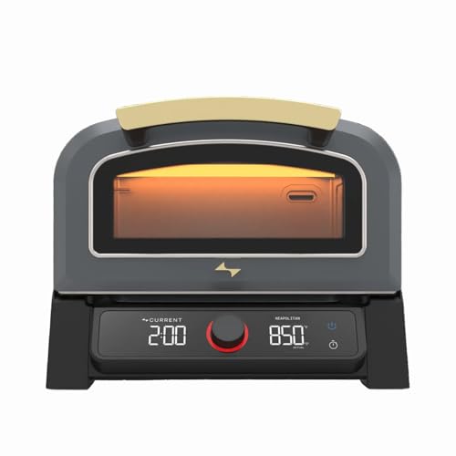 Current® Model P Electric Pizza Oven Indoor & Outdoor, 850°F Countertop Oven, No Turning Required, Perfect Pizza Every Time, Smart App Control