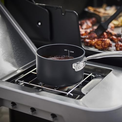 Weber Genesis S-335 Liquid Propane Gas Grill for Outdoor Cooking, Stainless Steel, 3 Burners and 1 Side Burner – Stainless Steel Cooking Grates