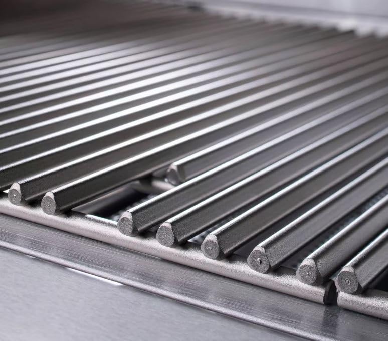 Blaze Premium LTE+ 40-Inch 5-Burner Built-In Natural Gas Grill | Stainless Steel Outdoor BBQ with Rear Infrared Burner, LED Control Knobs &