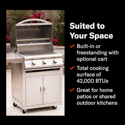 Blaze Outdoor Kitchen Grill | 25- inch Built-in Propane Gas Grill | 3 Burner Barbecue | Premium BBQ | Commercial Grade Grilling Experience | Best in