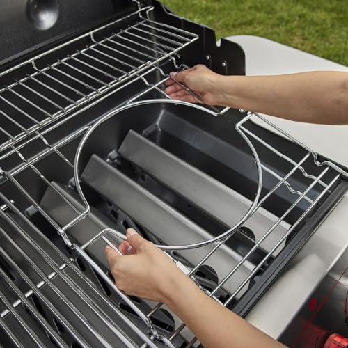 Weber Genesis S-335 Liquid Propane Gas Grill for Outdoor Cooking, Stainless Steel, 3 Burners and 1 Side Burner – Stainless Steel Cooking Grates