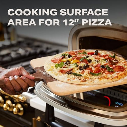 Current® Model P Electric Pizza Oven Indoor & Outdoor, 850°F Countertop Oven, No Turning Required, Perfect Pizza Every Time, Smart App Control